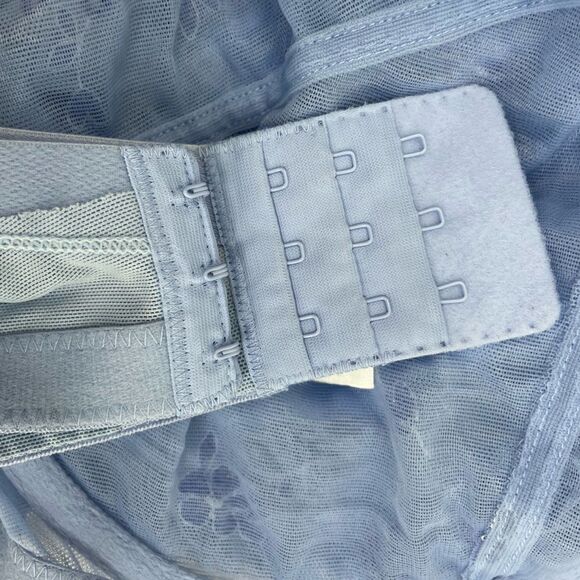 Panache Ariza 5051 Underwire Balconnet Non Padded Blue Bra Size 40GG - Picture 10 of 12